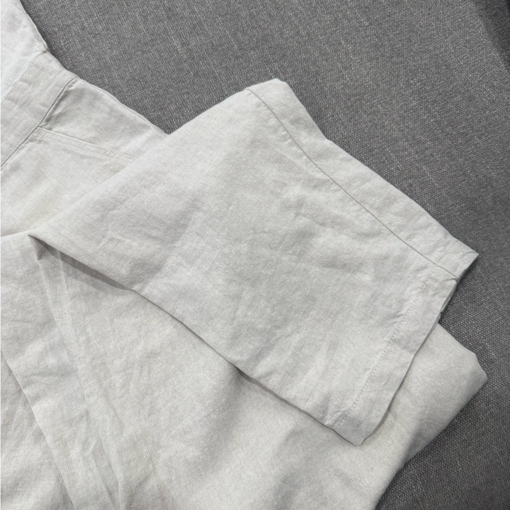 Outerknown Linen Short Sleeve Utility Jumpsuit – Beige, Size L, Sustainable - Picture 4 of 4